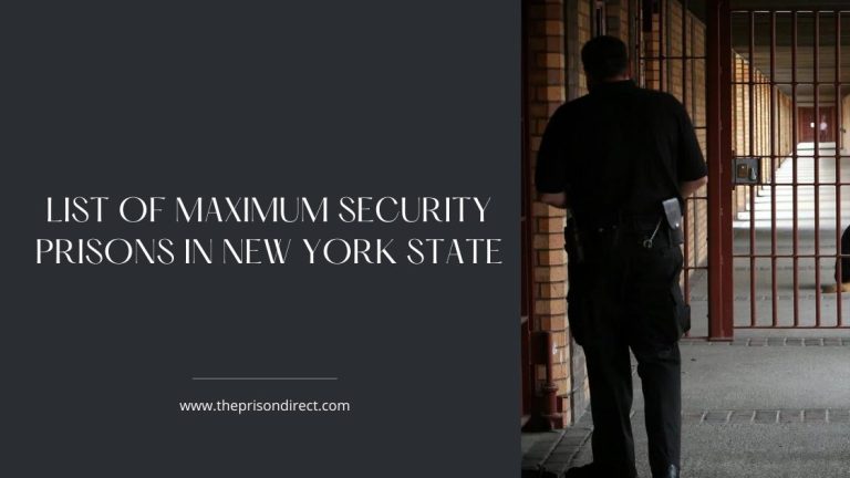 List of Maximum Security Prisons in New York State