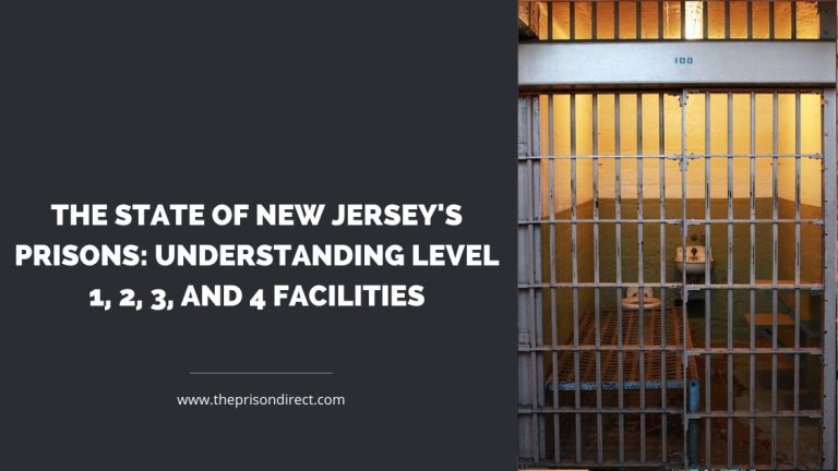 The State of New Jersey’s Prisons: Understanding Level 1, 2, 3, and 4 Facilities