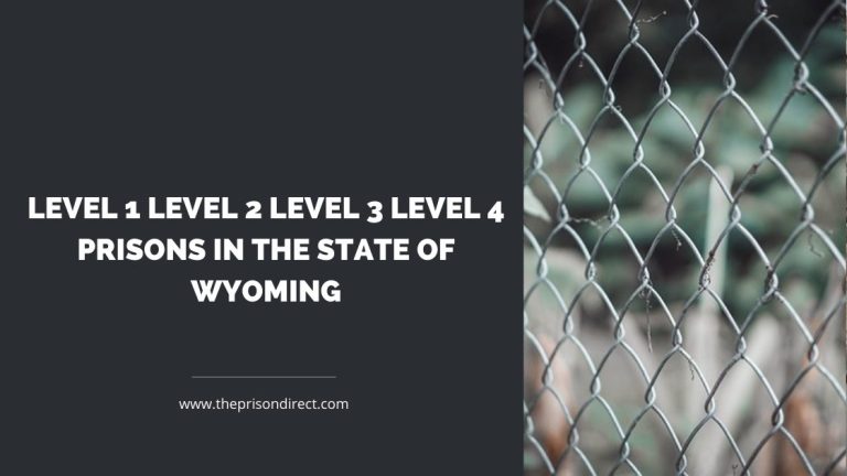 Level 1 Level 2 Level 3 Level 4 Prisons in the State of Wyoming